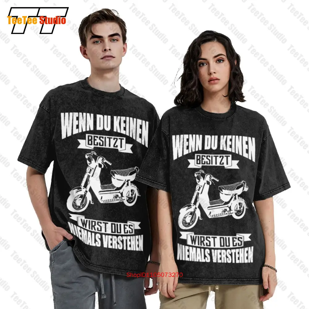 Wenn Du Keinen Besitzt - Sr50 Simson Moped Roller Geschenk Vintage Oversized T-Shirt FC2J