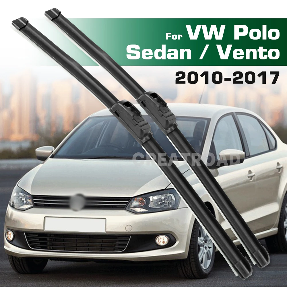 For VW Polo Sedan / Vento 2010-2017 2011 2012 2013 2014 2015 2016 LHD&RHD Front Wiper Blades Windshield Windscreen Window 24