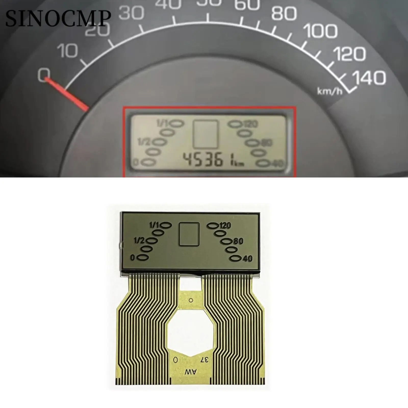 

Dashboard LCD Display 110008872002 110008872003 110008872005 MCC001184V015 For Smart Fortwo 450 Instrument Cluster 1998-2007