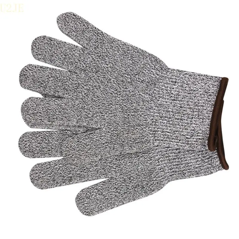 

U2JE 2 Pair Cut Proof Gloves Work Gloves Cut Resistant Safety Gloves Protective Gloves Cutting Protections Gloves for Kitchen