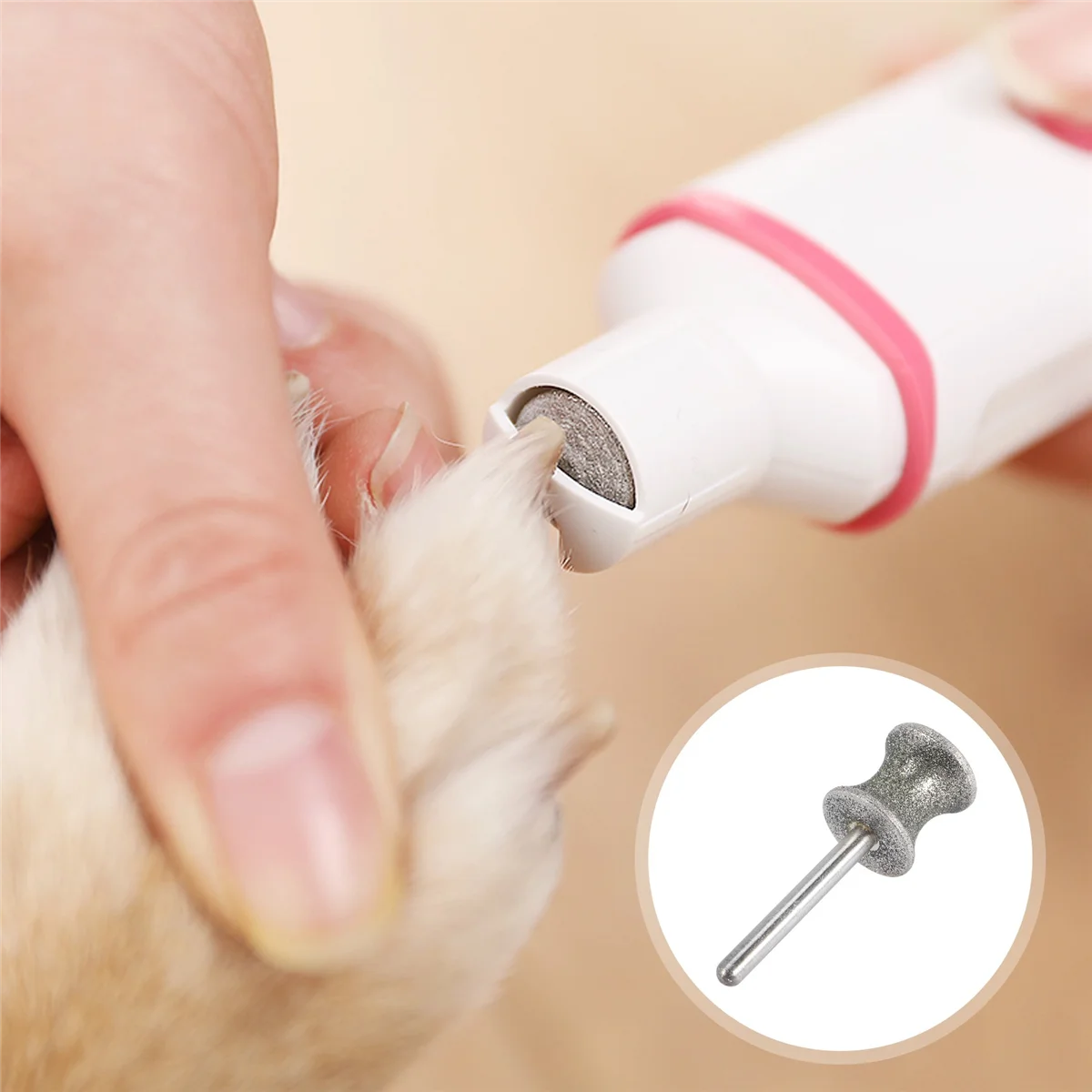 Confezione da 2 punte diamantate per smerigliatrice per unghie per cani per utensili rotanti, adatte per e molti altri