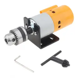 Portabrocas de Motor de CC 775, 12V/24V, B10 / B12/JT0, soporte de montaje de taladro de banco de mesa DIY, juego de bielas para pulir