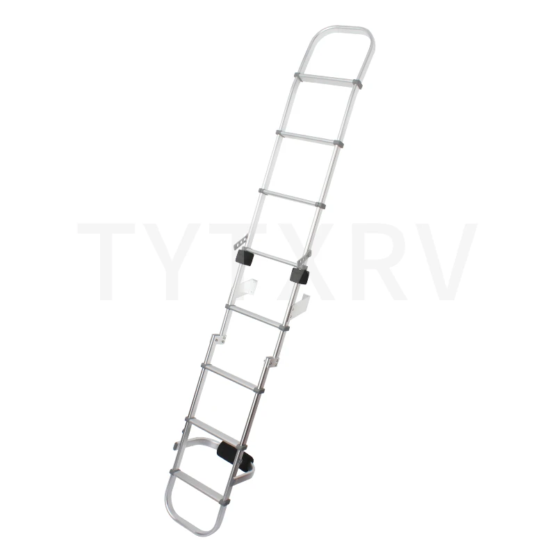 

OEM Aluminum RV Exterior Accessories Expandable Camper Long Rear Retractable Ladder