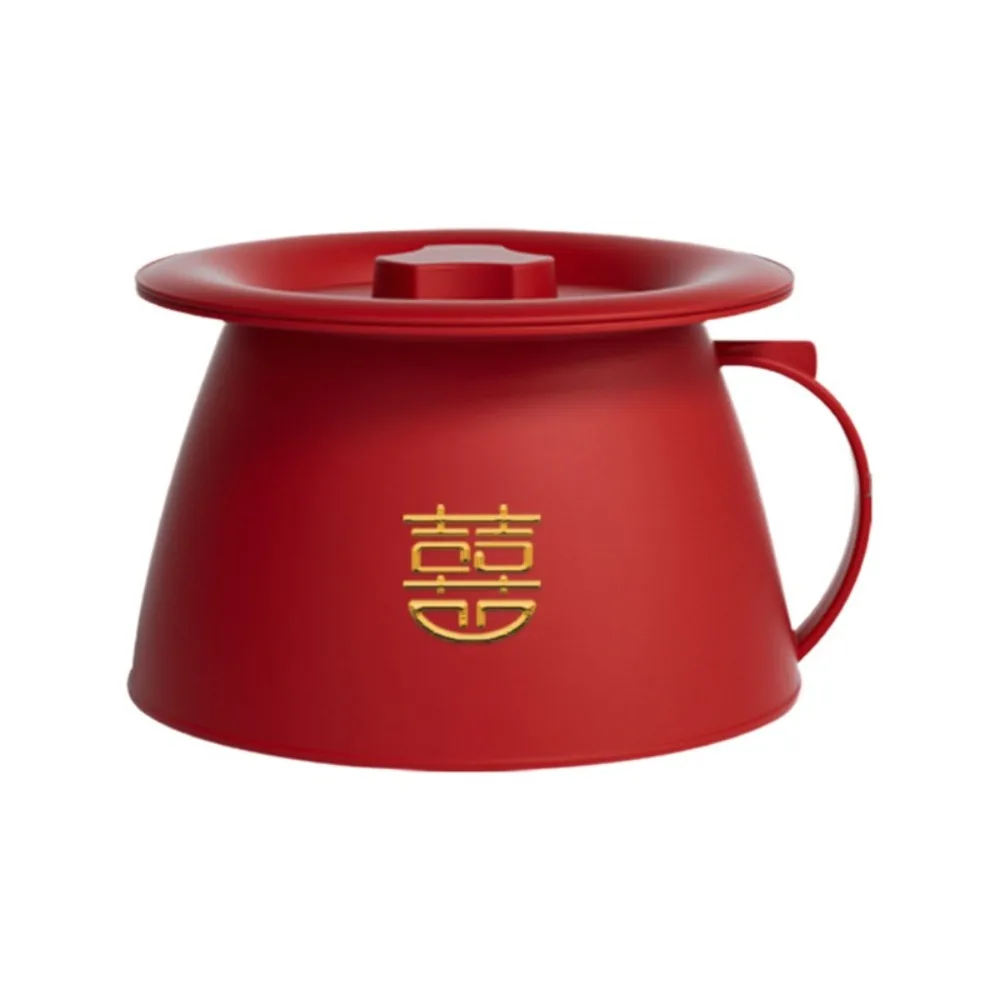 

Sanitary 1.5L Chamber Pot Leak-Proof Plastic Spittoon with Handle Thickened Pee Bucket for Elderly Kids