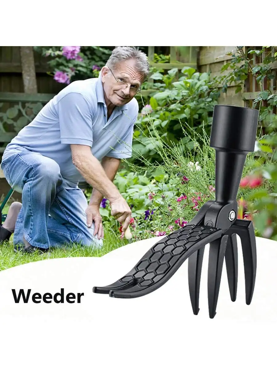 

Standing Weeding Puller Metal Weed Puller Head Manual Vertical Weeding Digging Grass Shovel Garden Lawn Root Remover Weeder