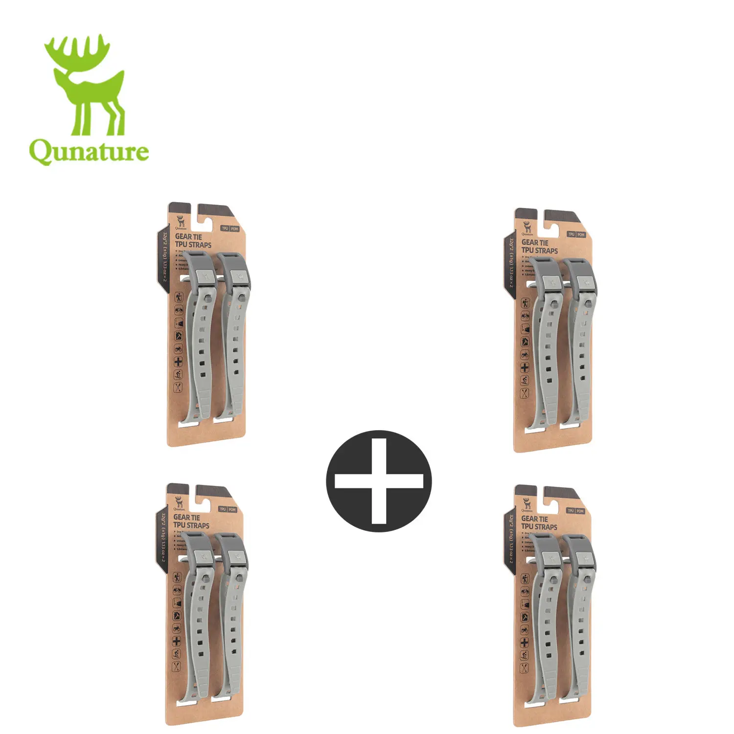 

Qunature 8 шт./компл. многофункциональные кабельные стяжки из ТПУ для велосипедов, с обхватывающим дизайном, износостойкие, высокопрочные, для использования на улице