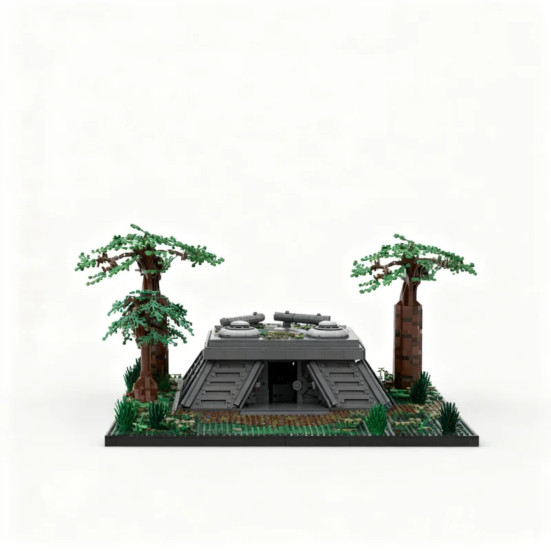 5102pcs MOC Star Battle SW Episode 6 Battle On Endor Imperial Bunker Shield Generator Model Building Blocks Christmas Gifts Toy