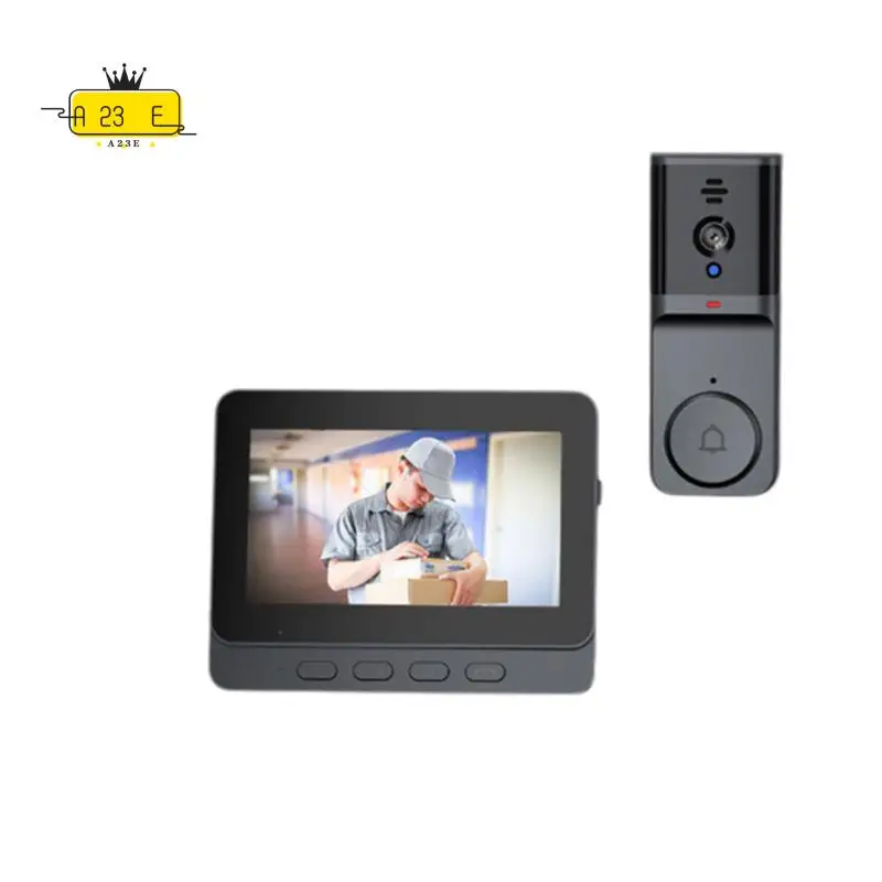 a23e-43-smart-wireless-doorbell-with-camera-24g-bluetooth-wireless-video-doorbell-with-two-way-intercom