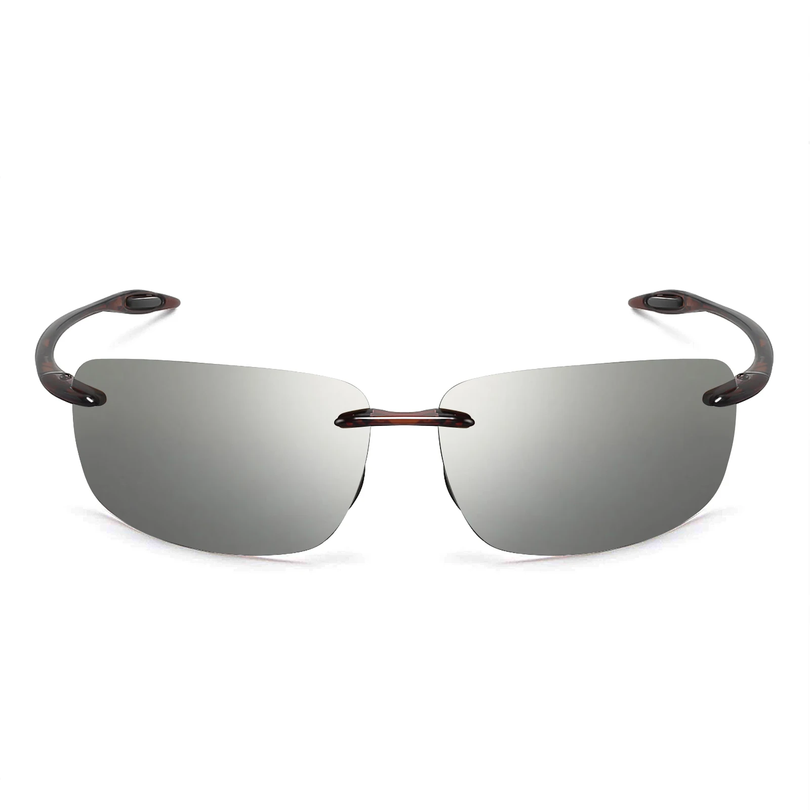 JULI Polarisierte Klassische Sportsonnenbrille für Männer & Frauen Tr90 Rahmenlos für Laufen Angeln Golf Autofahren Gafas De Sol Hombre MJ8 – Detail 34