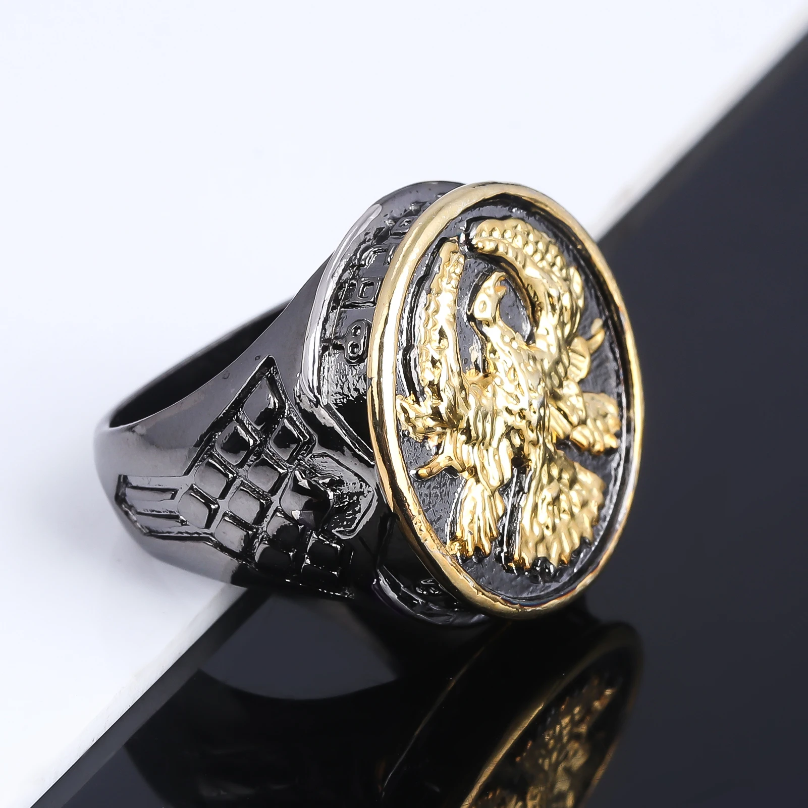 Movie Dune Leto Atreides Signet Ring Vintage Finger Rings for Women Men Cosplay Jewelry