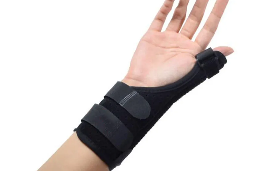 HANRIVER قطعة واحدة في أساور معصم التهاب غمد الوتر والتهاب الإبهام وكسور ثابتة مع