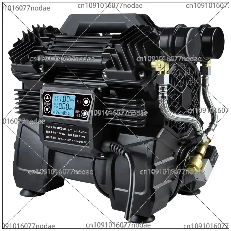 Brushless Mute Air Compressor Pump Small 220V Permanent Magnet Variable Frequency Air Compressor Intelligent Adjustment