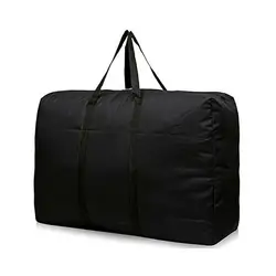 Large Strong Moving Bags with Zippers & Carrying Handles Luggage Bag Extra Large Sturdy Water-Resistant Heavy Duty Tote