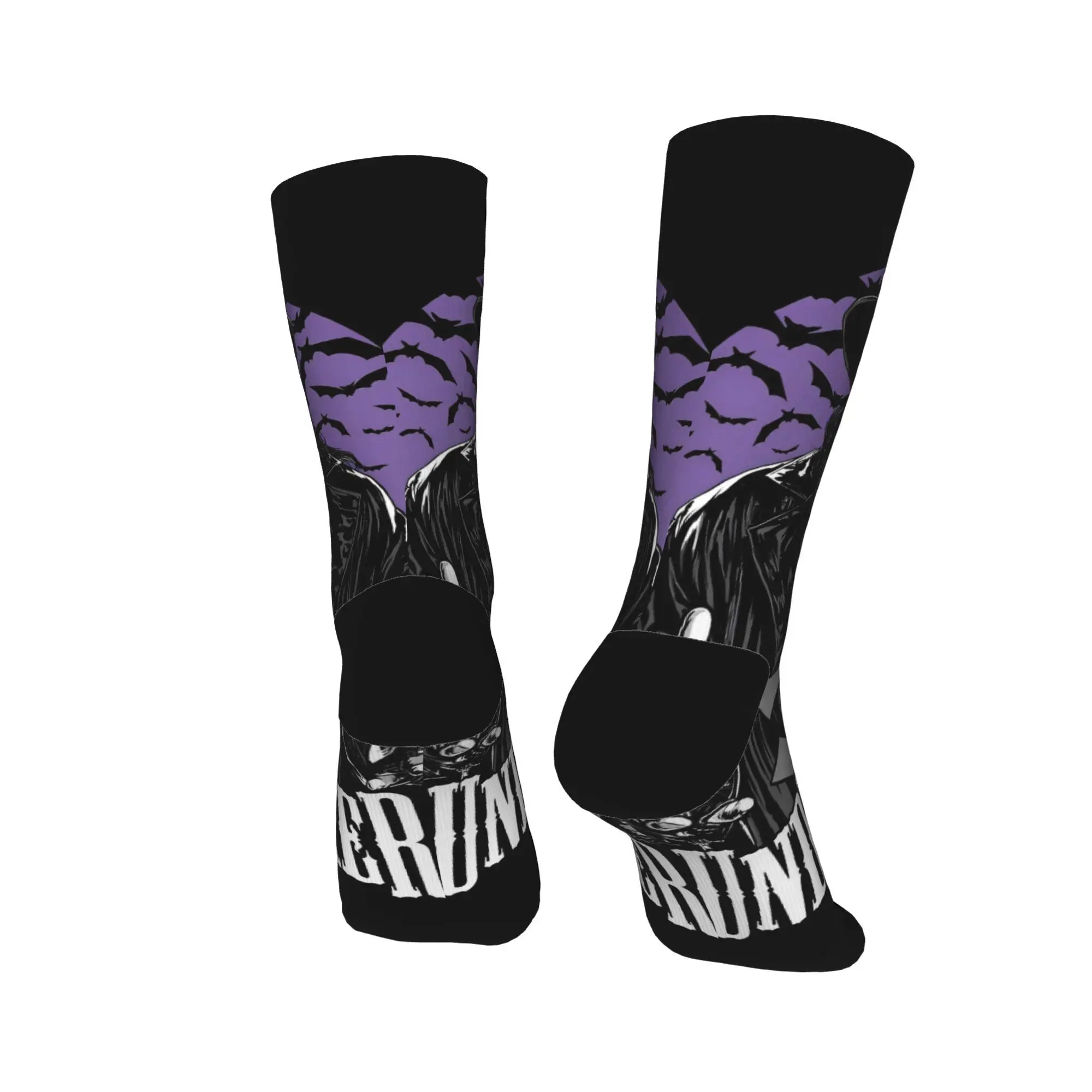 جوارب مصارعة Undertaker جوارب كاواي شتوية غير قابلة للانزلاق للنساء والرجال جوارب تسلق برسومات ناعمة