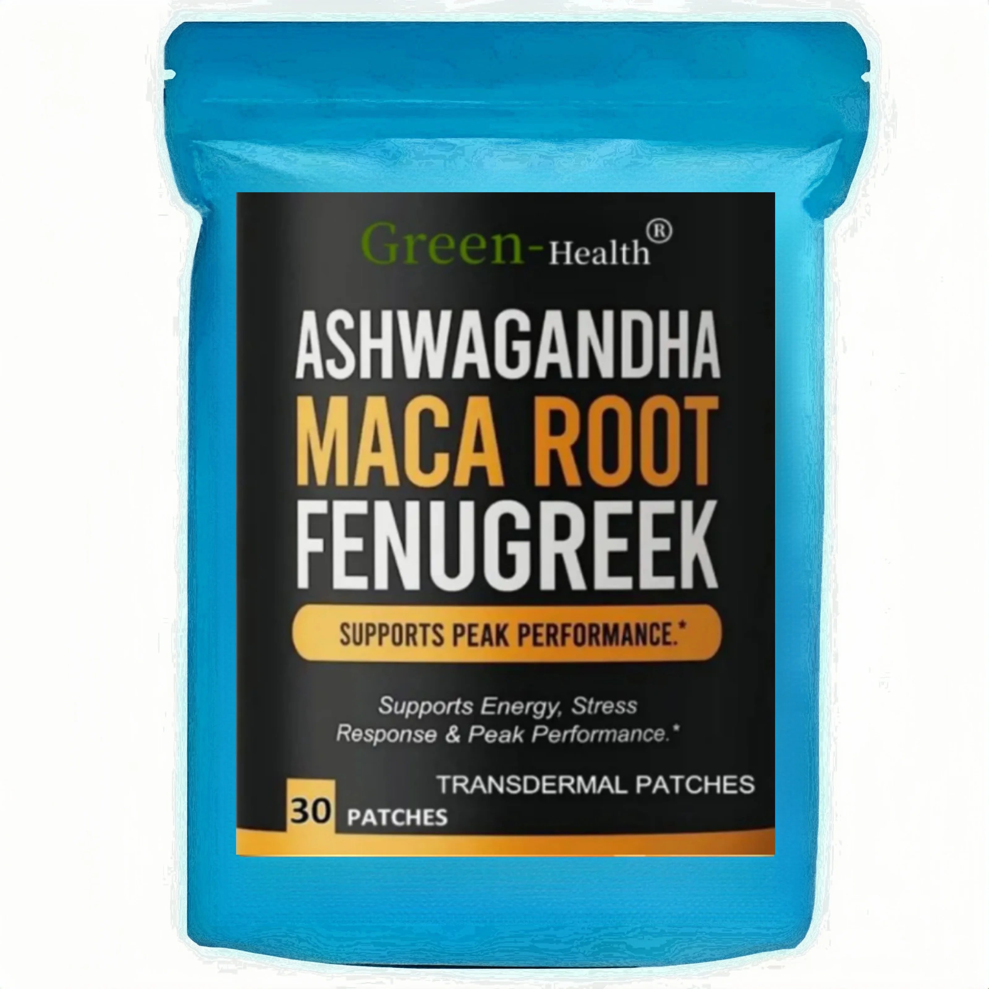 

Ashwagandha Maca Root Transdermal Patches For Men & Women - 30 Patches One Month Supply