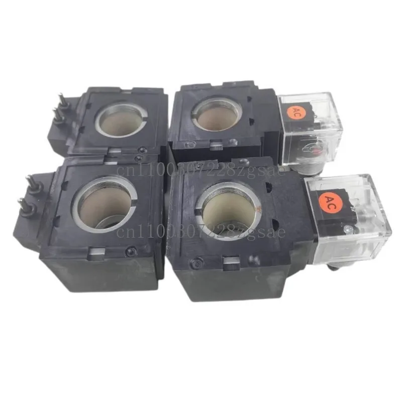Hydraulic coil, solenoid valve control valve, square three jack 21MM high 44MMAC110 220V