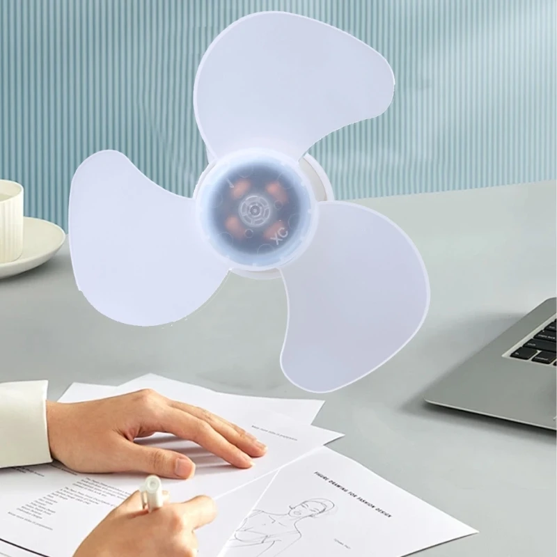 

Portable Small Fan Low Noise Fan Modern Tabletop Fan Plastic Fan Contemporary Small Fan Perfect for Bedrooms & Offices 918D