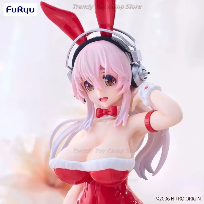 

【В наличии】FuRyu TENITOL Рождественский кролик Jingpin Super Sonico Модель украшений Подарочная коллекция
