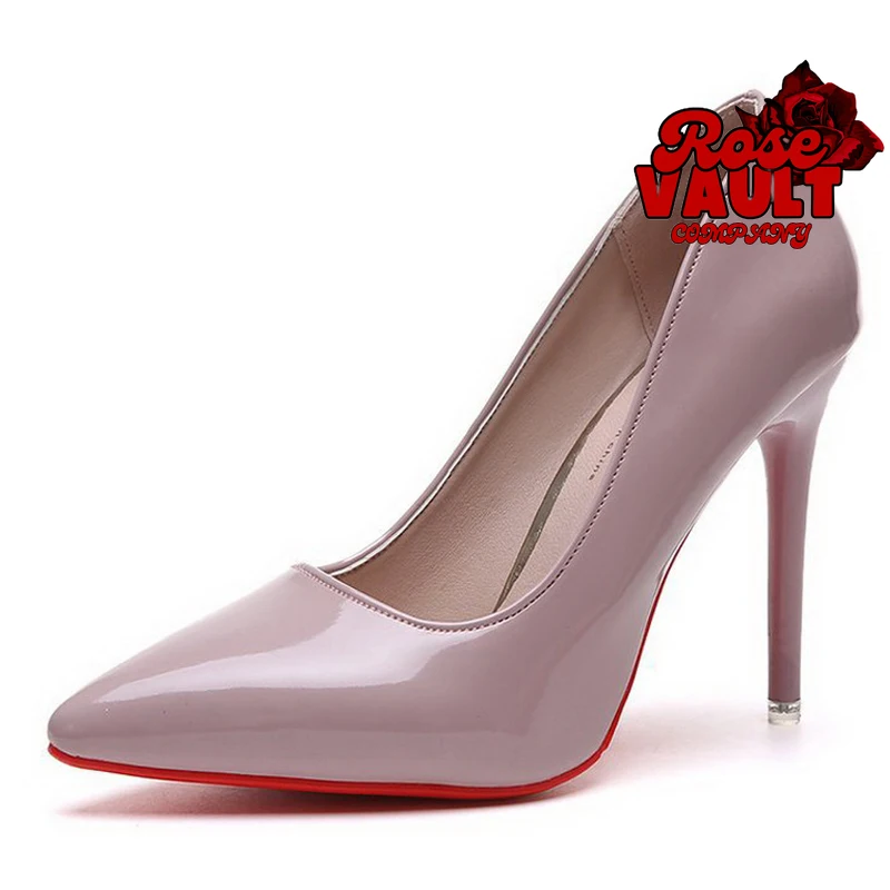 

Женские туфли на высоком тонком каблуке с острым носком 10 см, офисные туфли с неглубоким носком, туфли-лодочки для ночного клуба, вечеринки, банкета, свадьбы, S34-43