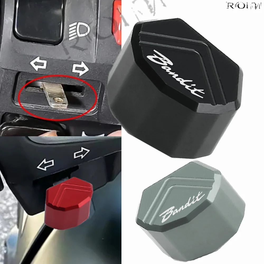 For SUZUKI Bandit 250 600 650 1200 GSF250 GSF600 GSF650 GS High Quality Motorcycle Switch Button Turn Signal Key Cap Accessories