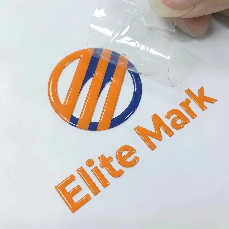 50pcs Stickers Personalized Custom Stickers Logo 3D UV DTF Transfer Sticker Wedding Label Waterproof Company DIY Name Car Bottle