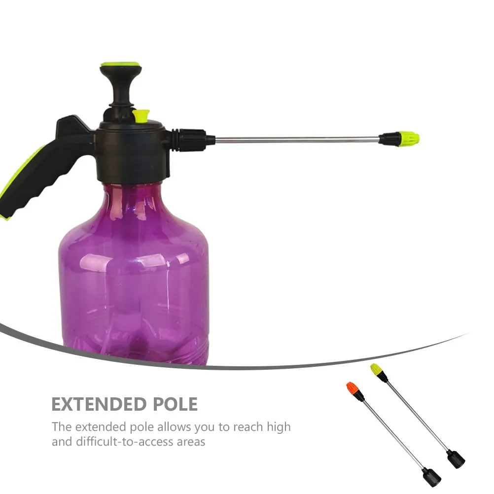 

2 Pcs Watering Can Spray Extension Rod Long Gardening Sprayer Sprinklers Replacement Wand Plastic