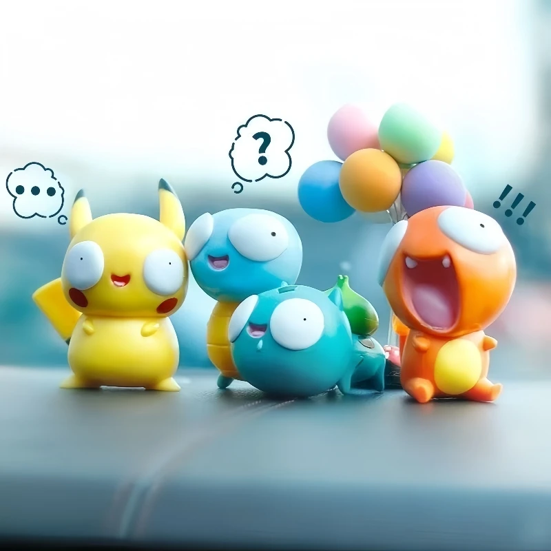 البوكيمون بيكاتشو صندوق أعمى لعبة تمثال لطيف الكرتون تشارماندر السنجاب Gengar Kawaii كلاومي مكتب حلية هدايا عيد