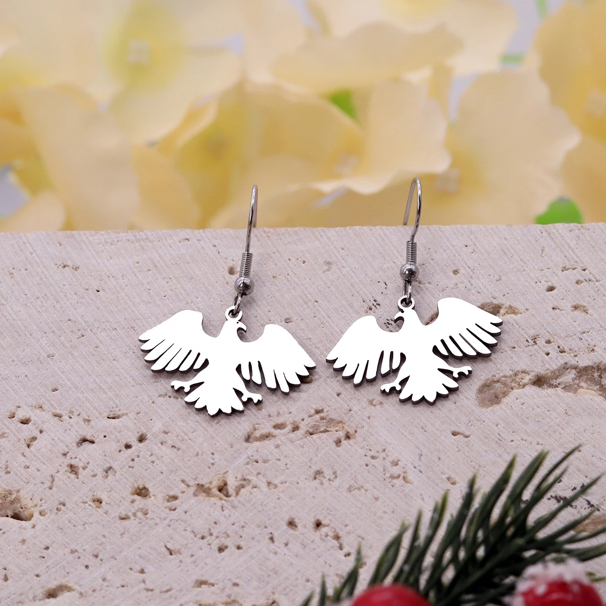 Women'S Eagles Accessories - Kinitial Stainless Steel Spread Wing Eagle