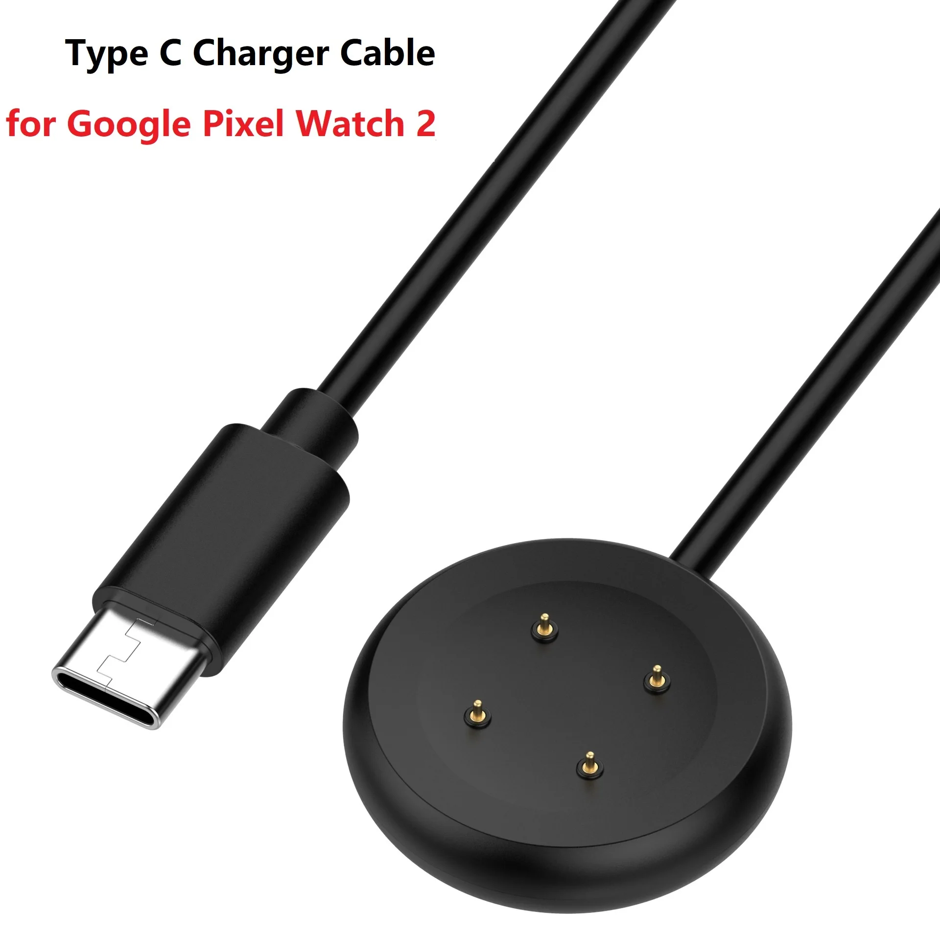 Ladekabel für Google Pixel Watch 2 Smartwatch USB Typ C Magnet adapter Ladestation kabel