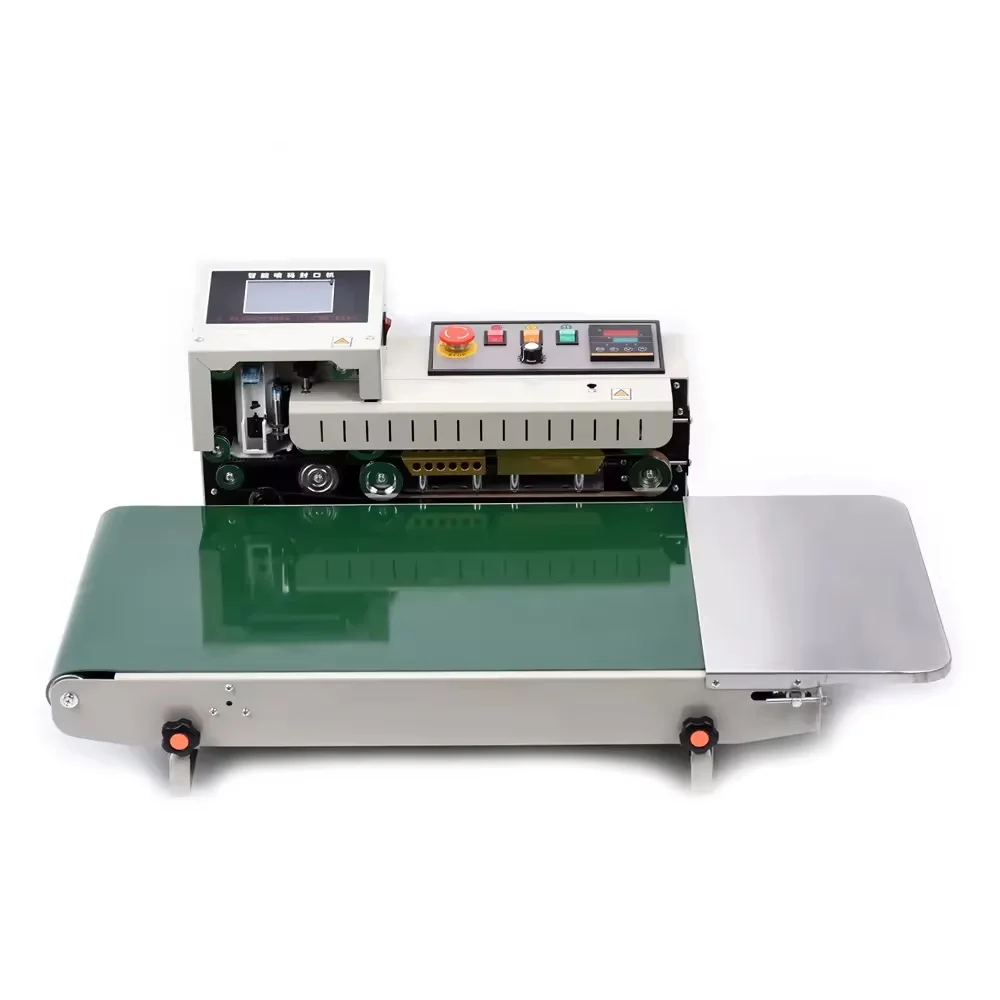 FR-1600 Wider Automatic Horizontal Plastic Film Bags Heat Sealing Machine Continuous Band Sealer Machine