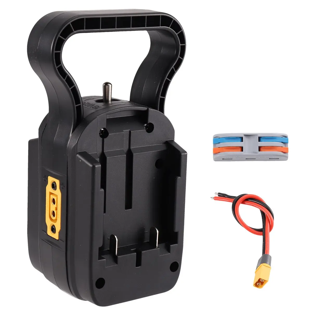 2 in 1 Power Wheel Battery Adapter,for 2Packs for 20V Battery for DIY Rc Car Toys,Robotics and Rc Truck