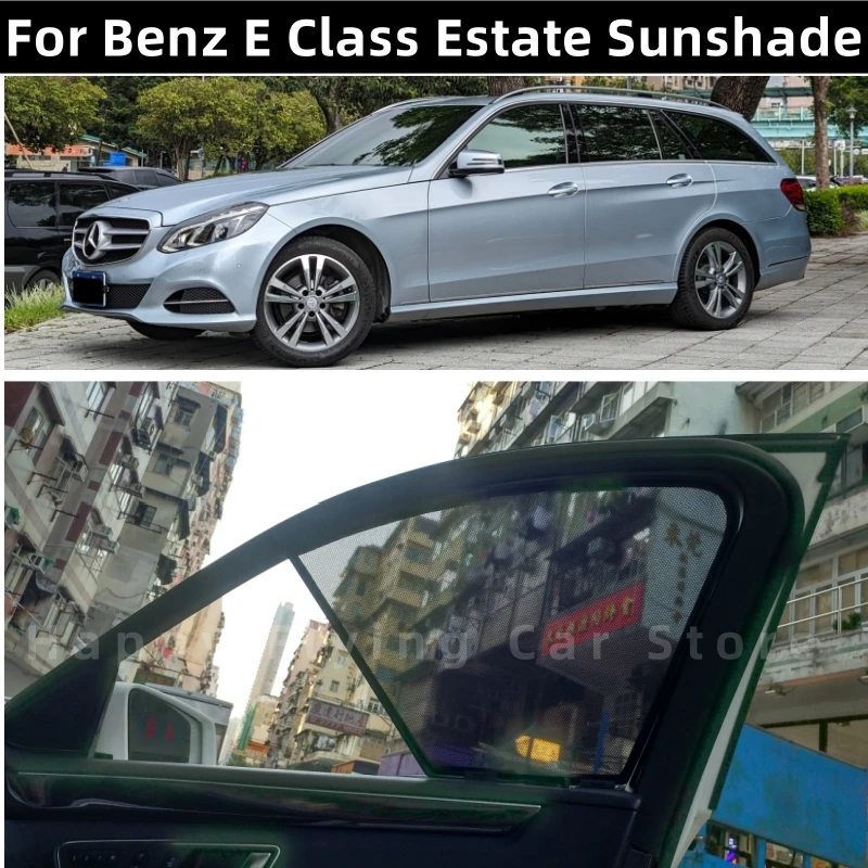 Suitable for BENZ E Class S213 2017-2023 car window sunshade,front and side door sun baffle,mesh curtain