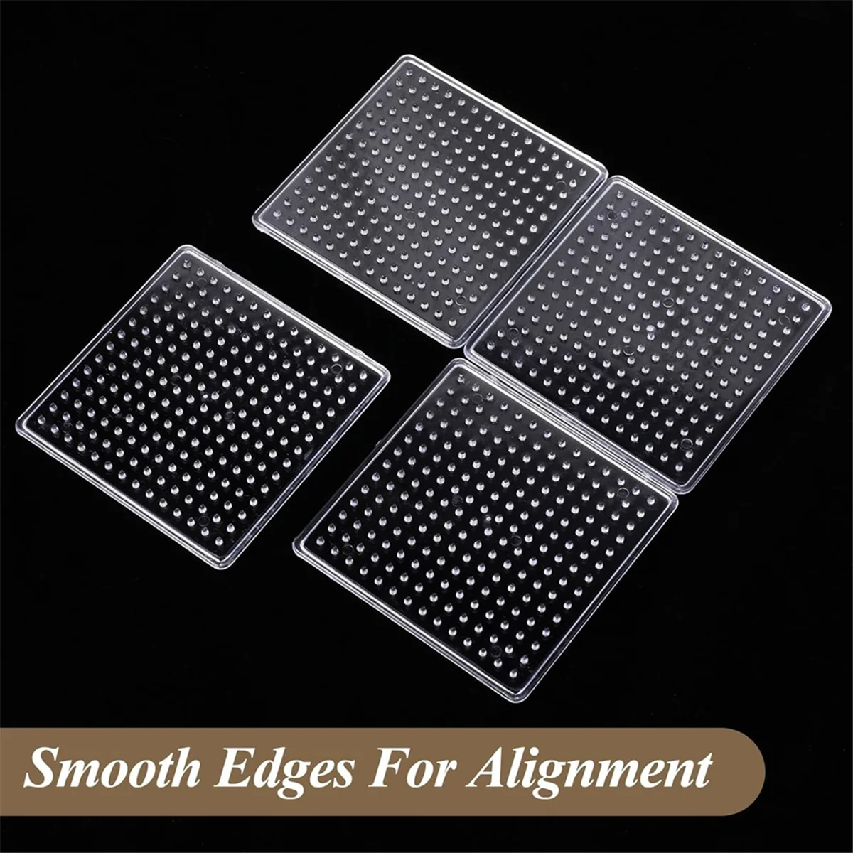 ألواح بيجب خرز الصمامات مقاس 5 مم A83Z، ألواح خرز بلاستيكية كبيرة مع ملاقط ألواح بيجب خرز شفافة لمشاريع الخرز اليدوية اليدوية #5