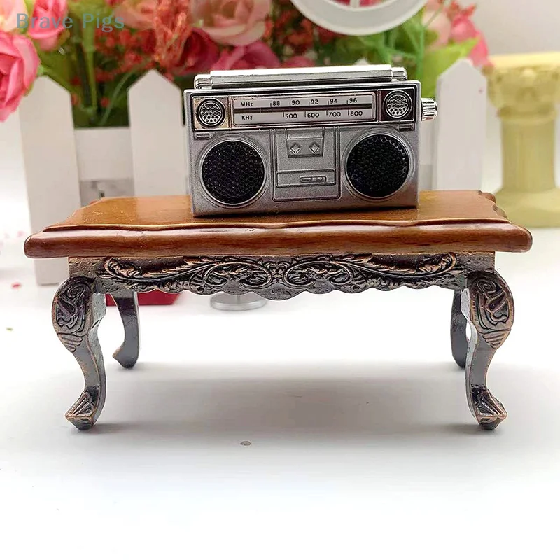 1: 12 Home Accessories Pocket Simulation Mini Retro Radio
