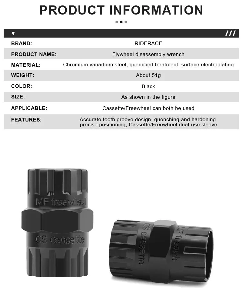 Fahrrad Kassette Verschlussring Removal Tool Fahrrad Reparatur Werkzeuge Für Shimano SRAM SunRace Schwungrad Freilauf Kettenrad Entferner – Detail 1