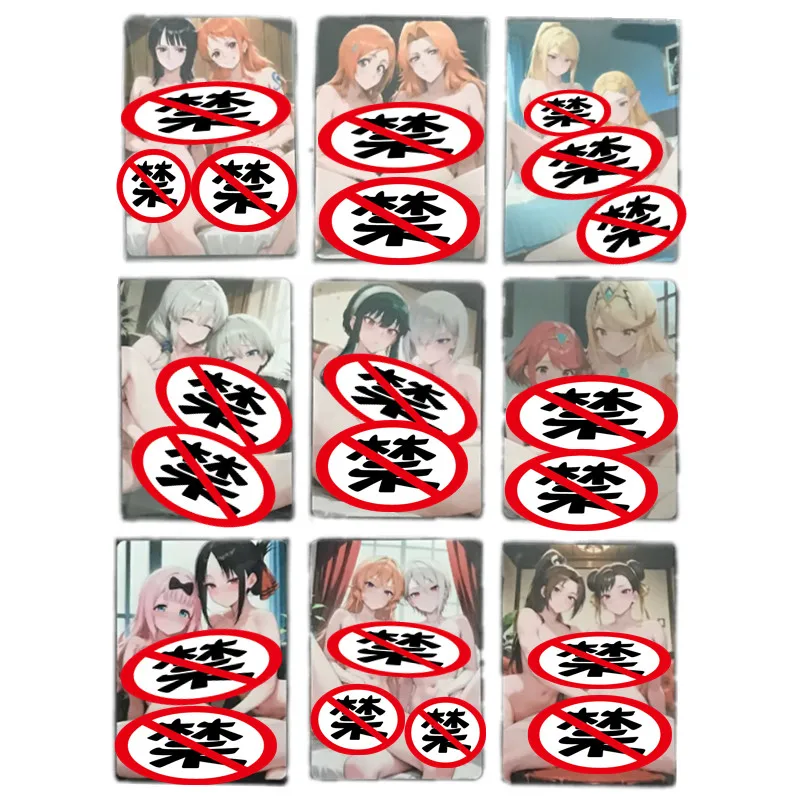 

9 шт./компл. сексуальная карта для взрослых 18+ домашнее аниме ACG Goddess Nude Card One Piece Street Fighting Games игрушки подарки коллекционные карты