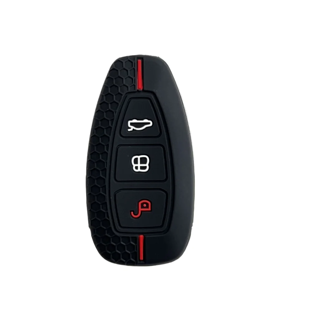 3 Button Key Cover For Ford Transit Custom Mondeo Fiesta Kuga ST Line MK3 Focus 3 Station Wagon Ecosport Case Key Protection view 3