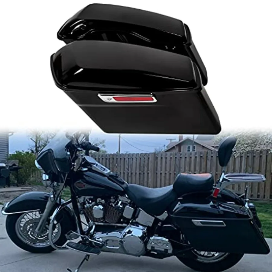 

Жесткие кофры-седельные сумки с крышкой и замком, совместимые с Harley Davidson Road King Glide Softail и всеми моделями Touring 1993-2013 годов выпуска