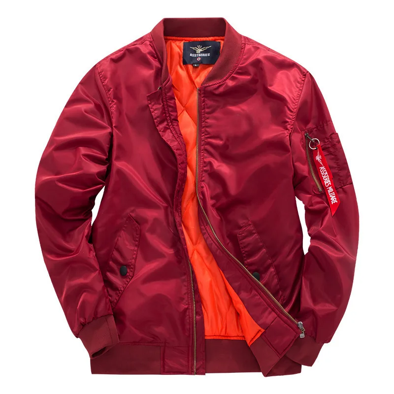 Automne hiver hommes sport coton chaud Bomber veste décontracté coupe-vent imperméable Baseball uniforme veste manteau
