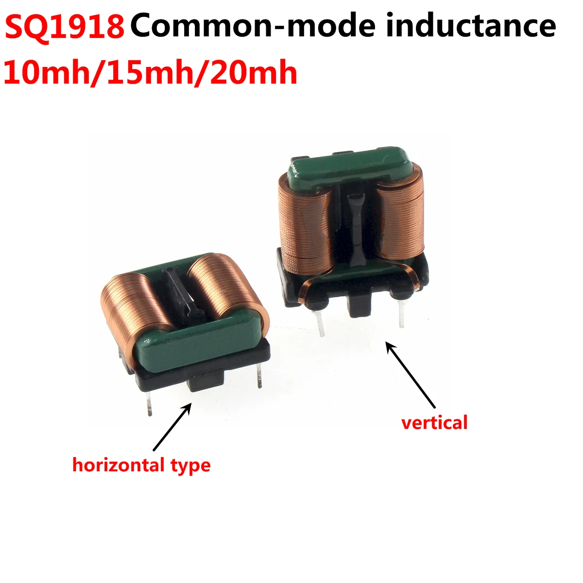 

2pcs SQ1918 inductance patch plug-in 10MH 15MH 20MH switching power supply EMI common mode inductor