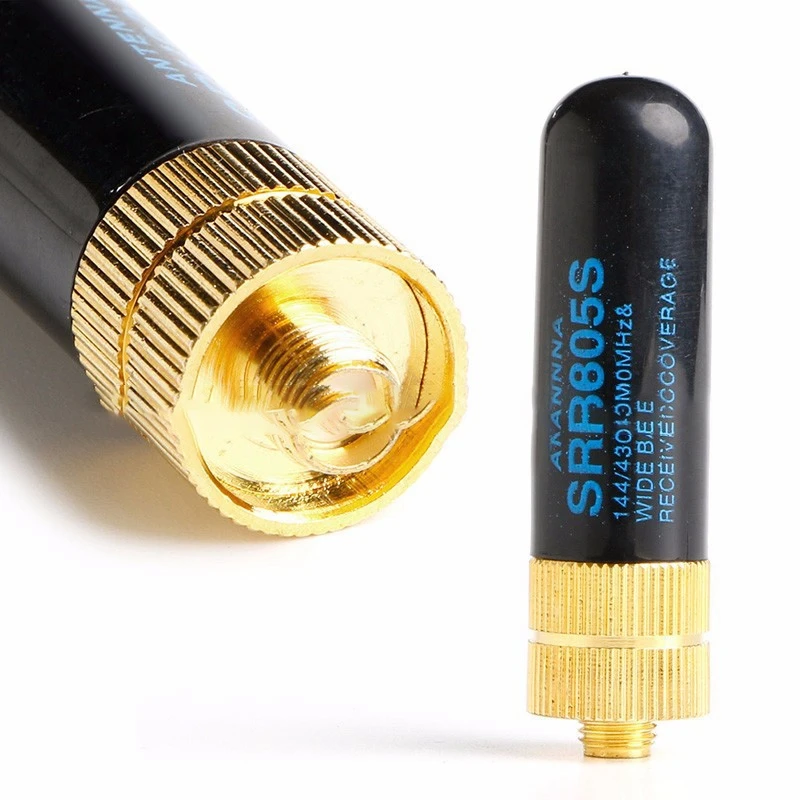 Dual Band UHF+VHF SRH805S SMA Female Antenna For Baofeng Uv-5R BF-888S Uv-82 UV-5RA Uv-5Re TK3107 2107 10W 144/430Mhz
