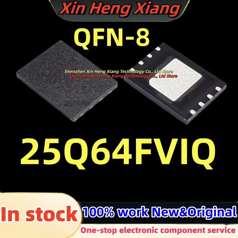 

(2-5pcs) 100%New 25Q64FVIQ W25Q64FVIQ QFN-8