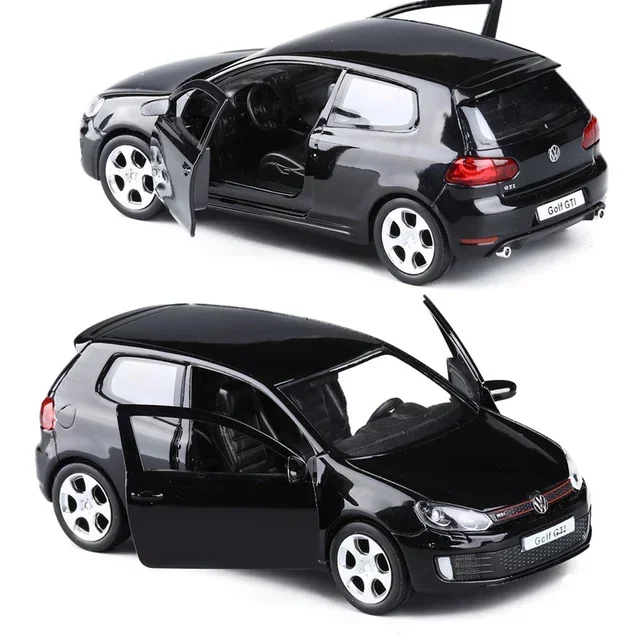 1/36 VW Golf 6 Diecasts Car Model Volkswagen To Scale Golf Gti Miniature Alloy Toy Pull Back Vehicle Models for Childrens Gifts