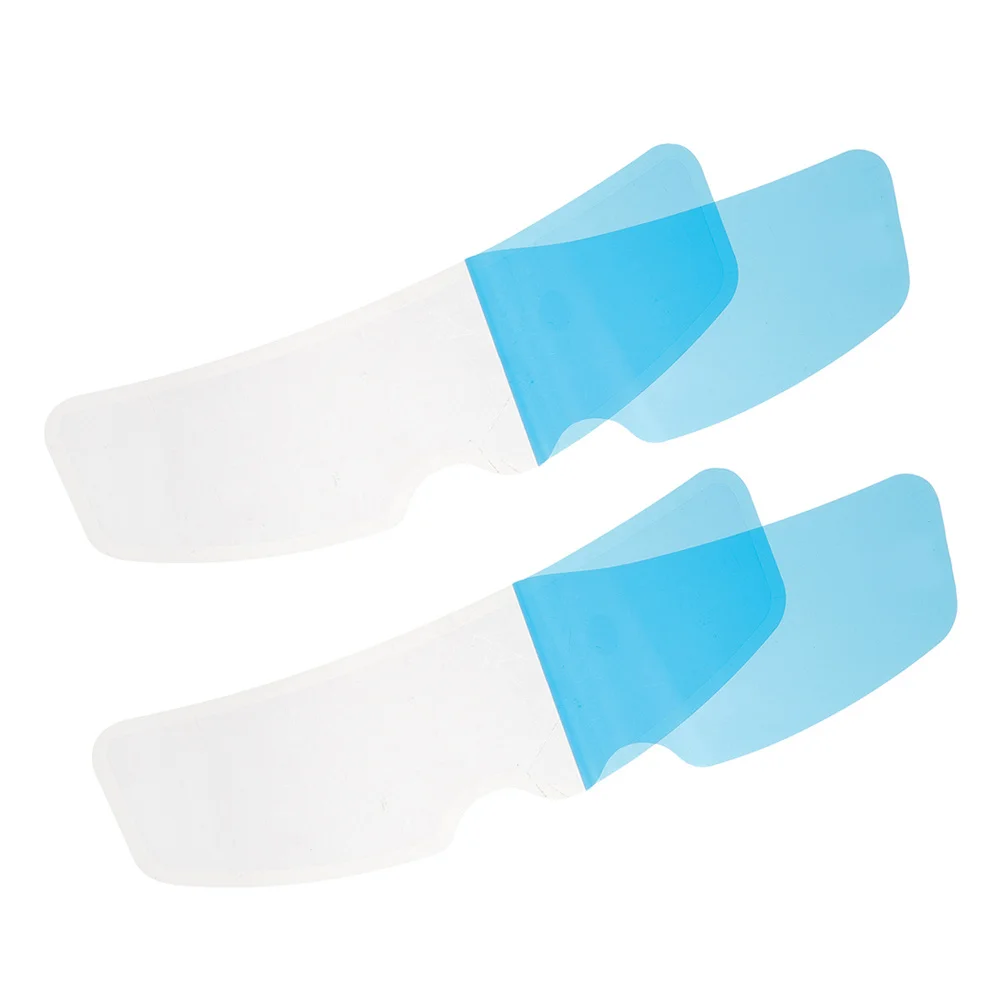

2Pcs Universal Visor Film Anti Fog and Rainproof Protection Waterproof Clear Lens Cover for Motorbike Riding in Wet Or