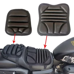 Motorcycle Seat Cover Front/Rear Gel Pad Cushion Motorcycle Shock-Absorbing Breathable Seat Cover 3D Universal Fit For Mountain