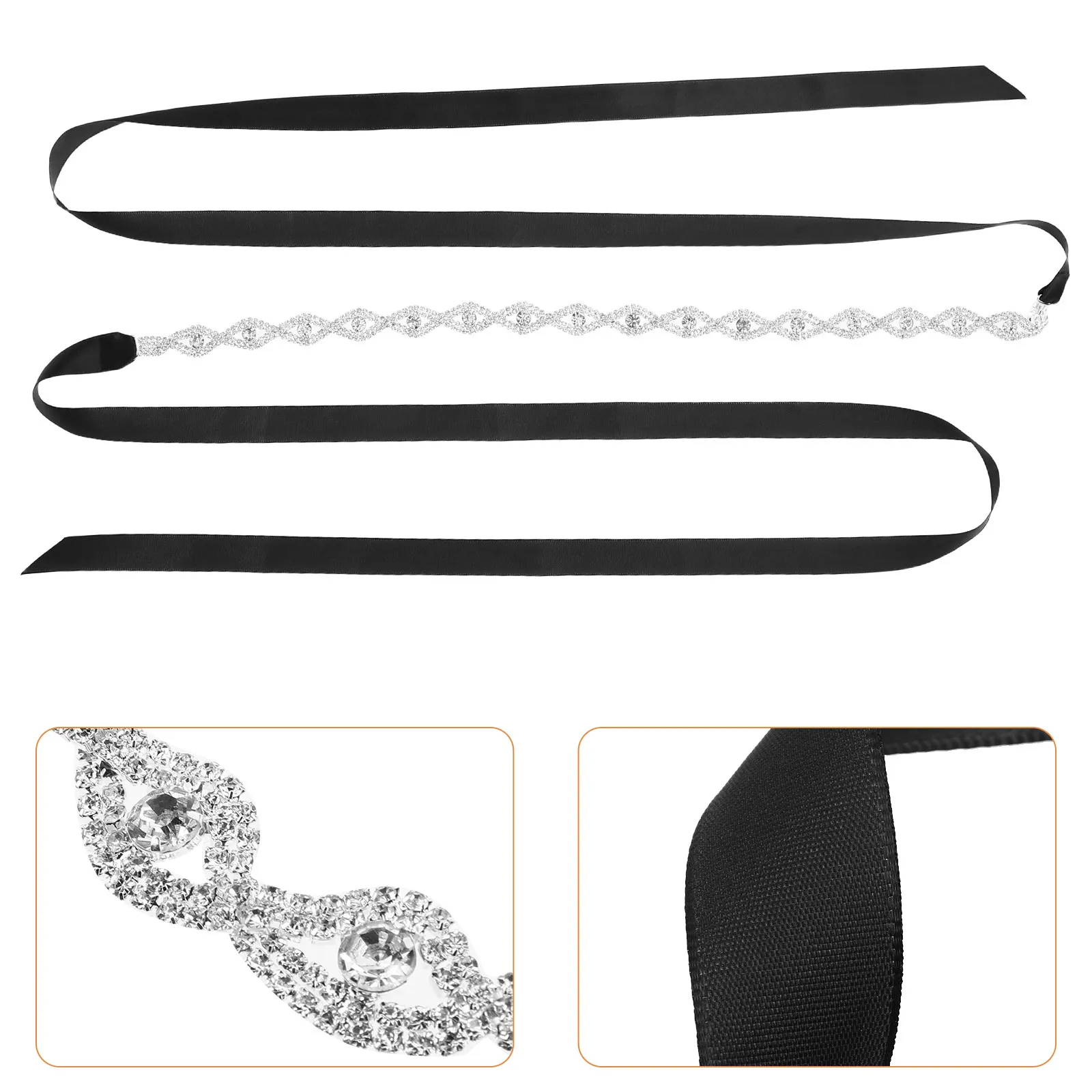 Cinturón de pedrería para vestido de novia, cadena para la cintura, elegante fajín de aleación, ajuste cómodo, ideal para eventos formales y fiestas de noche.