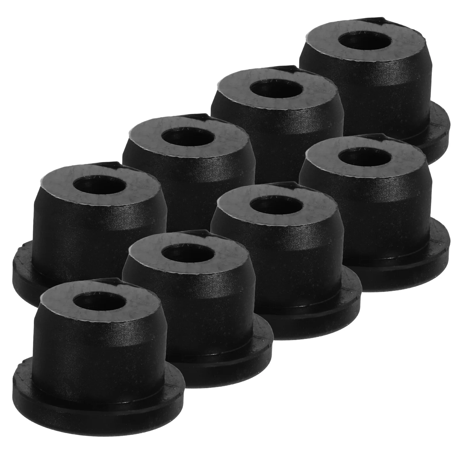 

8 Pcs Silicone Stopper Black Round Heat Resistant Plugs Shaped Stoppers Hole Sealing Cap Caps
