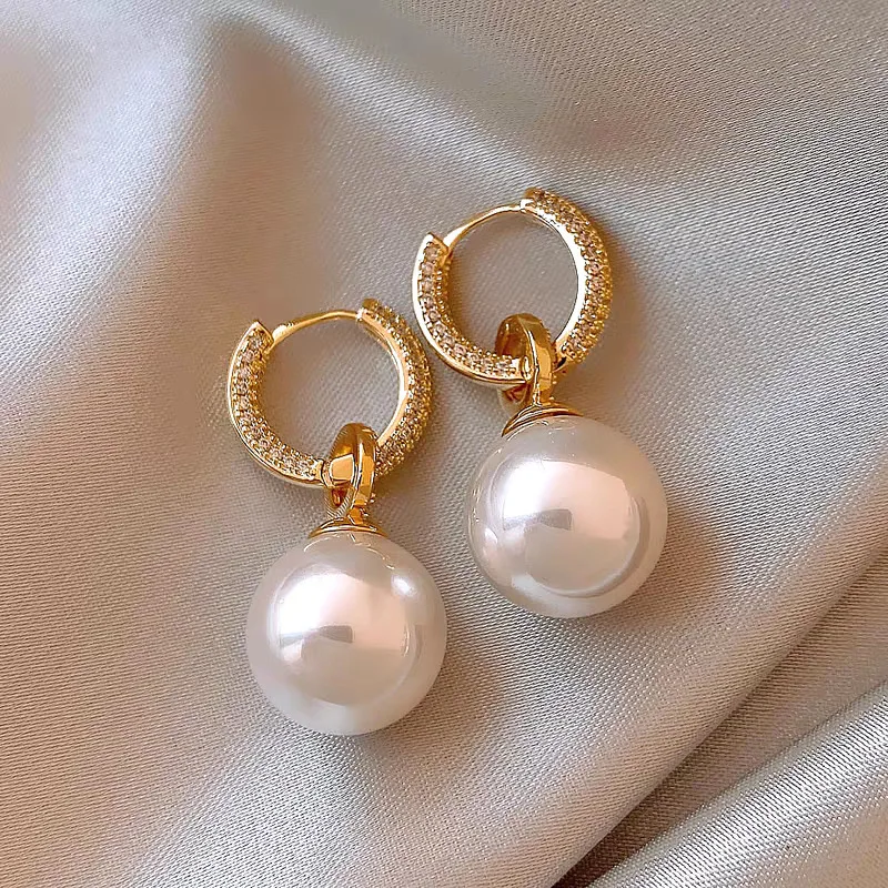 

hot Huge AAAAA 9-10mm 10-11mm 11-12mm 12-13mm natural south sea gold round Pearl Earrings set 18k