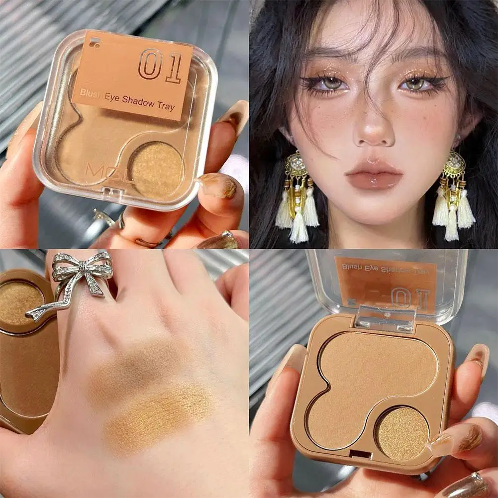 Fard per il viso Matte Natural Cheek Tint Brighten Face Waterproof Contouring cosmetici morbidi femminili Blush Powder Makeup O0t3