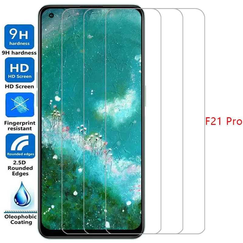 screen protector for oppo f21 pro 4g 5g protective tempered glass on oppof21 f 21 21f f21pro phone film glas opp opo oppa appo